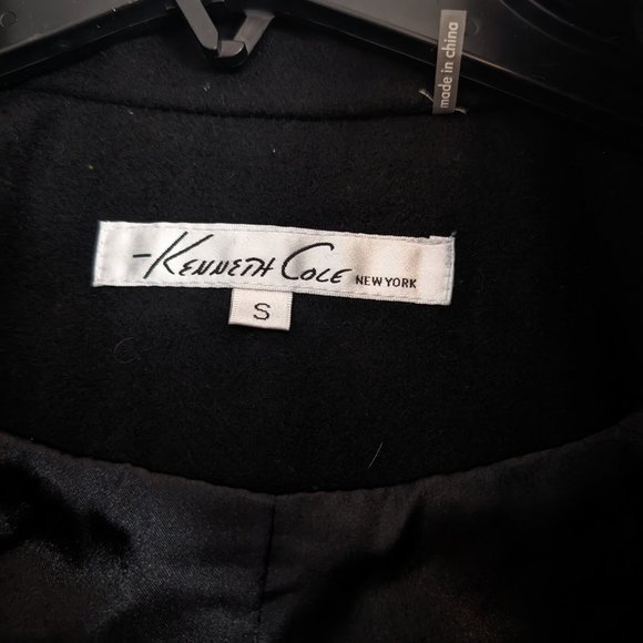 Kenneth Cole New York Black Hooded Cape - Picture 4 of 9